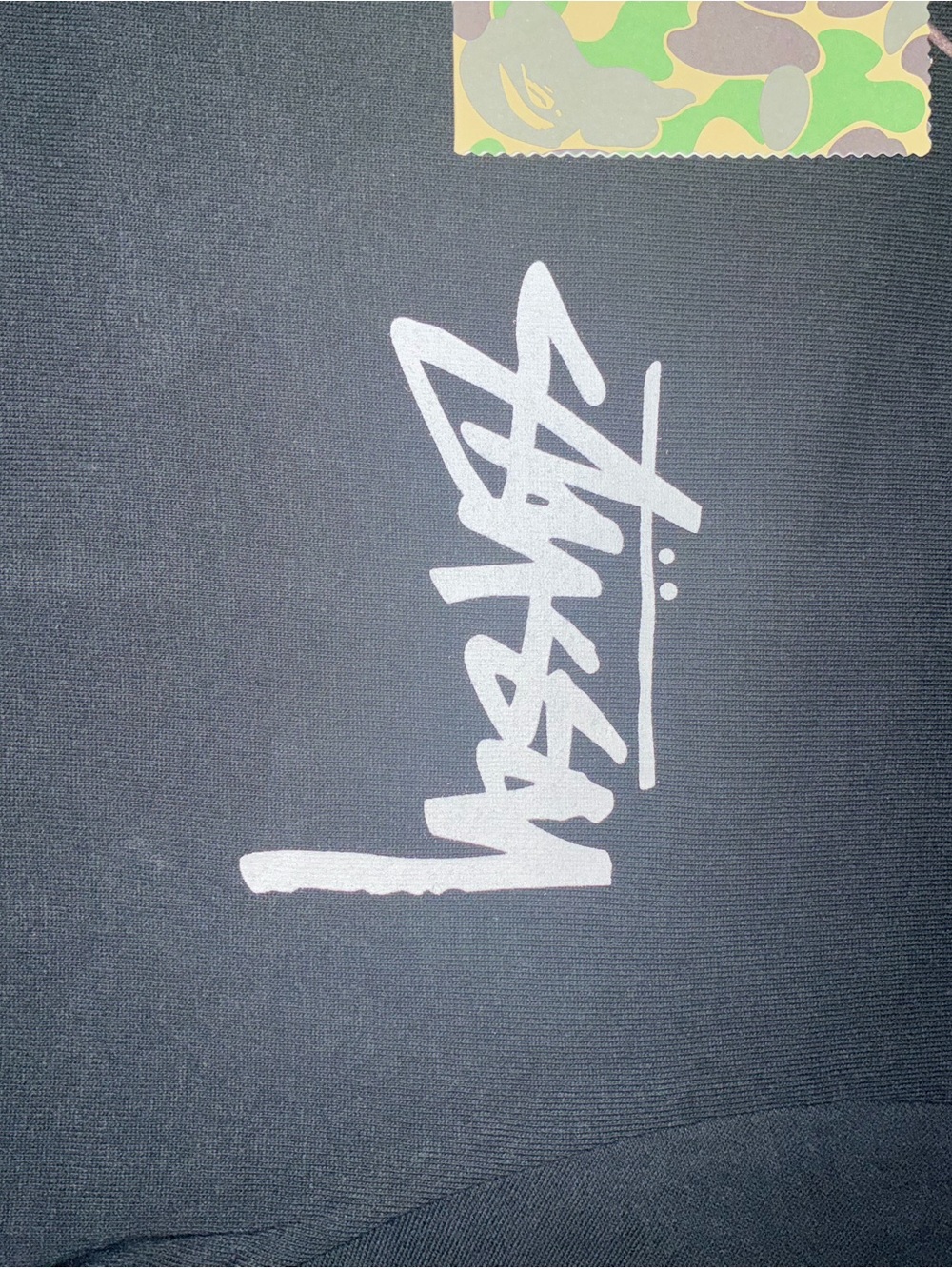Stussy Black Short Sleeve Logo Tee - Picture 5 of 8